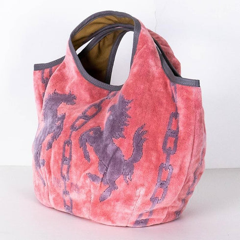 バッグ 横浜ナナ 湘南ナナ NANA Kバッグ ホース柄 ピンクグレー nn-k45-H