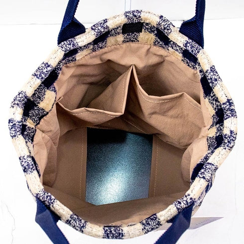 バッグ 横浜ナナ NANA ナナバッグ小 スコッチテリア 紺ベージュ nn-bs29B