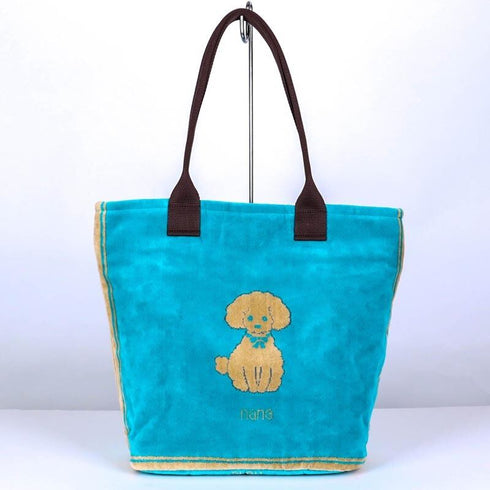 バッグ 横浜ナナ NANA ショルダーバッグ プードル ターコイズブルーベージュ nn-sb6