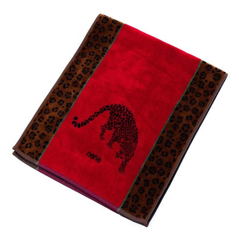 タオル 横浜ナナ 湘南ナナ NANA フェイスタオル ジャガー アカ nn-ft24