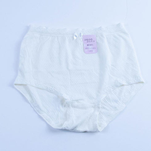 ショーツ テフテフ まいてふてふ ふわふわコットン ショーツ(アウトゴム)オフホワイト サイズM TF-AP02M-A