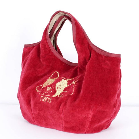 バッグ 横浜ナナ NANA Kバッグ フレンチブルドッグ アカ金糸刺?