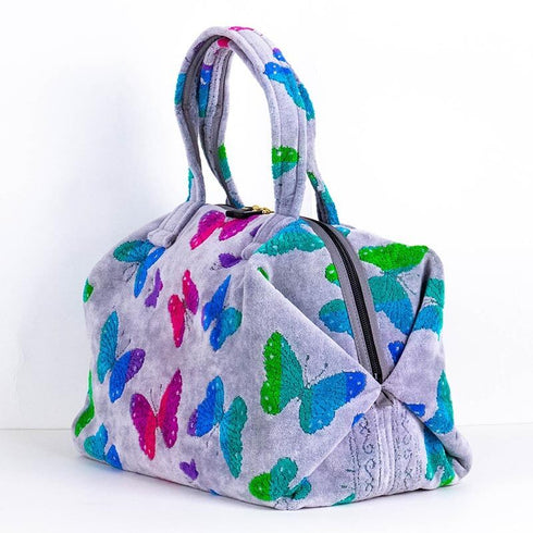 バッグ 横浜ナナ 湘南ナナ NANA ワンデーバッグ パピヨン柄 グレー多色 nn-OD3-A