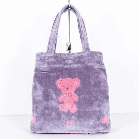 バッグ 横浜ナナ NANA タウンバッグ ベア グレーピンク nn-twn2-C