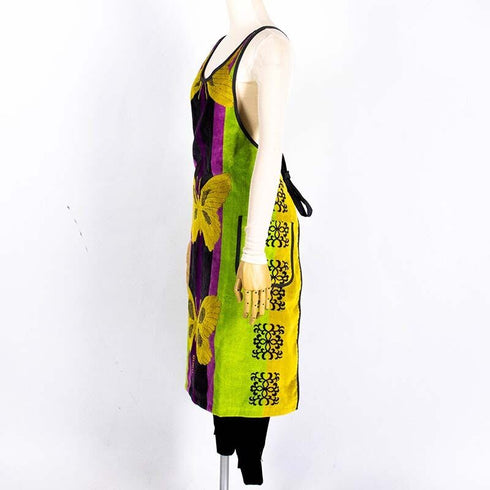 エプロン 横浜ナナ NANA DXエプロン B蝶 イエロー nn-dxeps27