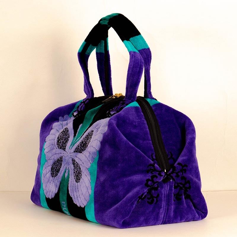 バッグ 横浜ナナ 湘南ナナ NANA ワンデーバッグ B蝶柄 パープル nn-OD1