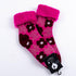 ソックス fromF モコモコソックス クッカプータラハ/花畑 ショッキングピンク サイズM 36-38 (22.5ー25cm)TV099MSPK