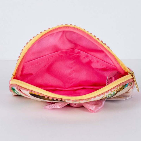 ポーチ TUNIC エステルスムース ドリームブーケのリボンポーチ オフ 10143-A