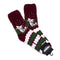ソックス MOOMIN モコモコソックス ムーミンとスナフキン ボルドー  サイズM 36-38 (22.5ー25cm)MM028MB