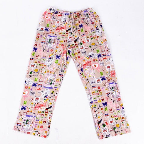 パジャマ TUNIC 60接結・リボンキャラ ヨーク全開パジャマ フリーサイズ ベージュ 26379-B