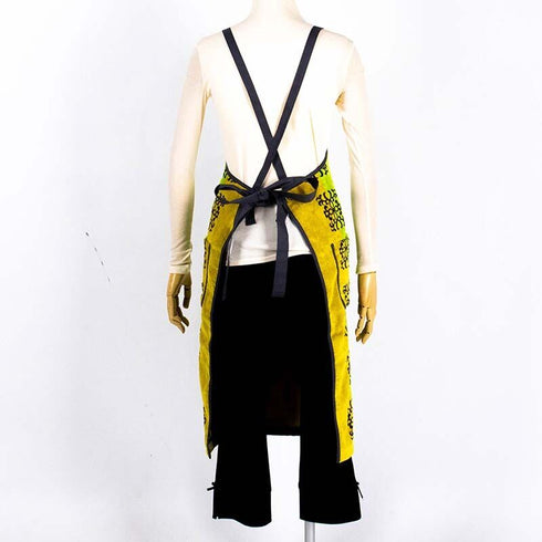 エプロン 横浜ナナ NANA DXエプロン B蝶 イエロー nn-dxeps27