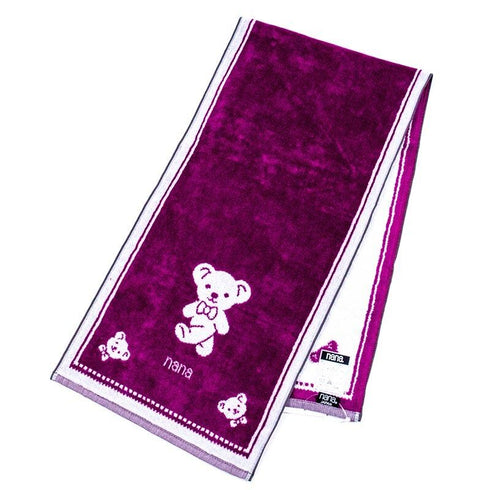 タオル 横浜ナナ 湘南ナナ NANA スポーツタオル ベア パープルシロ nn-spt200