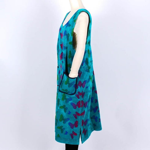 エプロン 横浜ナナ NANA ジャンパースカート パピヨン ターコイズブルー多色 nn-jbsk3