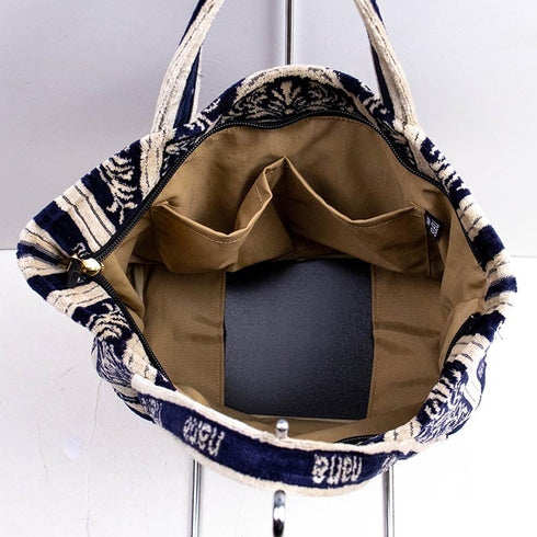 バッグ 横浜ナナ 湘南ナナ NANA トートバッグ小 ドーム 紺ベージュ nn-tts8A