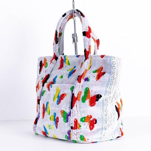 バッグ 横浜ナナ NANA トートバッグ小 パピヨン シロ多色 nn-tts3A