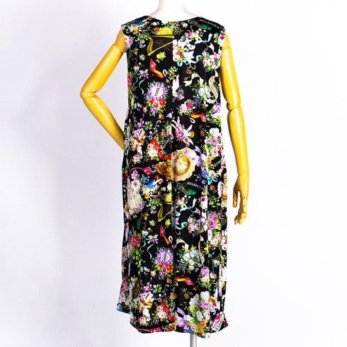 ウェア TUNIC ビスコラピア・ハッピーグリーティング ノースリーブワンピース クロ フリーサイズ 13415-D