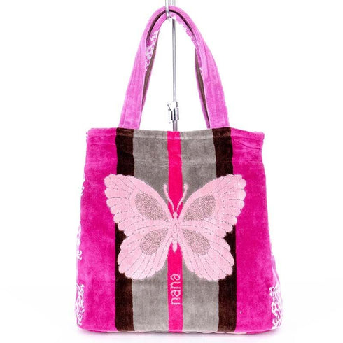 バッグ 横浜ナナ 湘南ナナ NANA タウンバッグ B蝶 ピンク nn-twn1-C