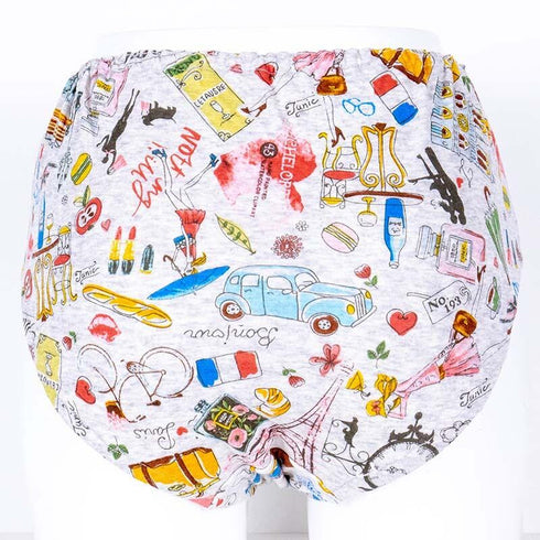 ショーツ TUNIC 40接結・パリ オヤスミパンツ グレー杢 サイズM 1086M-C