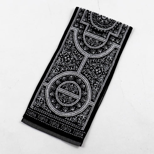 タオル 横浜ナナ 湘南ナナ NANA フェイスタオル ハーフ ドーム柄 クロシロ nn-fth27-U