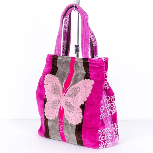 バッグ 横浜ナナ 湘南ナナ NANA タウンバッグ B蝶 ピンク nn-twn1-C