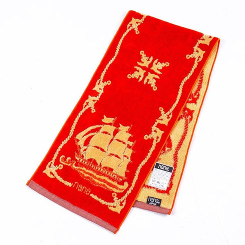 タオル 横浜ナナ 湘南ナナ NANA フェイスタオル ハーフ バイキング オレンジシロ nn-fth29-E