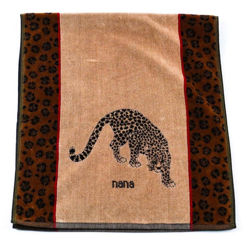 タオル 横浜ナナ 湘南ナナ NANA フェイスタオル ジャガー ベージュ nn-ft5