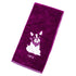 タオル 横浜ナナ 湘南ナナ NANA フェイスタオル ハーフ フレンチブルドッグ座柄 パープルシロ nn-fth6-G
